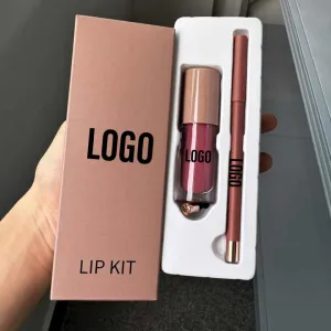 مجموعة مكياج شفاه نباتية - Private Label Vegan Lip Makeup Set