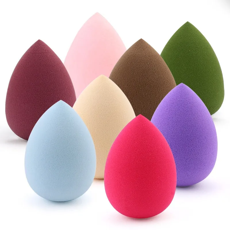 10/20 Pcs Soft Mix Color Makeup Sponge Face Beauty Cosmetic Powder Puff  For Foundation Cream Concealer Make Up Blender Tools
