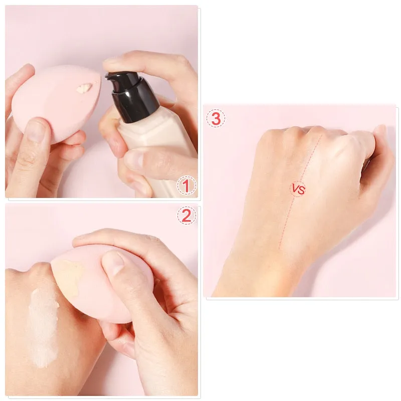 10/20 Pcs Soft Mix Color Makeup Sponge Face Beauty Cosmetic Powder Puff  For Foundation Cream Concealer Make Up Blender Tools