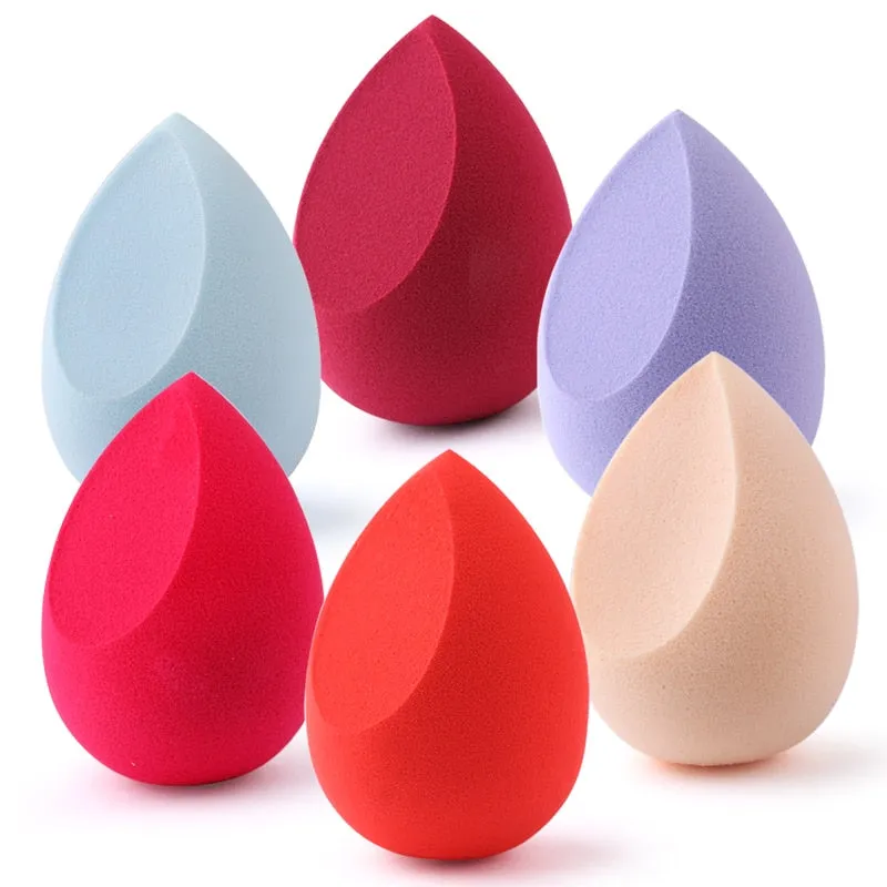 10/20 Pcs Soft Mix Color Makeup Sponge Face Beauty Cosmetic Powder Puff  For Foundation Cream Concealer Make Up Blender Tools