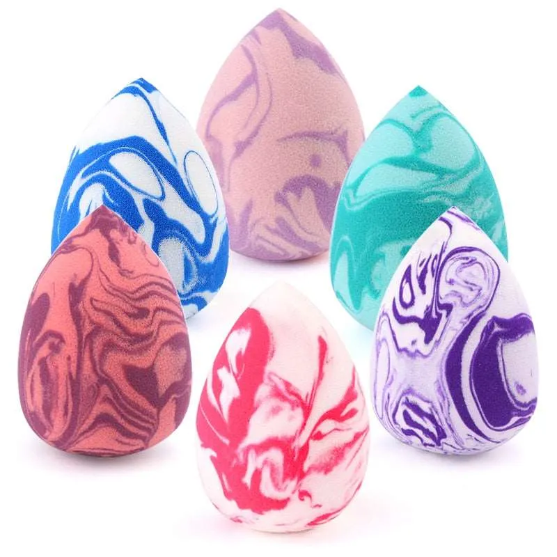 10/20 Pcs Soft Mix Color Makeup Sponge Face Beauty Cosmetic Powder Puff  For Foundation Cream Concealer Make Up Blender Tools
