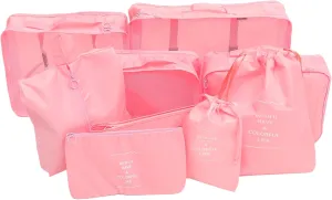 1Set Travel Storage Bag Packing Cubes for Clothes Luggage Organizer with Capacity for Travel Home and Daily Use
