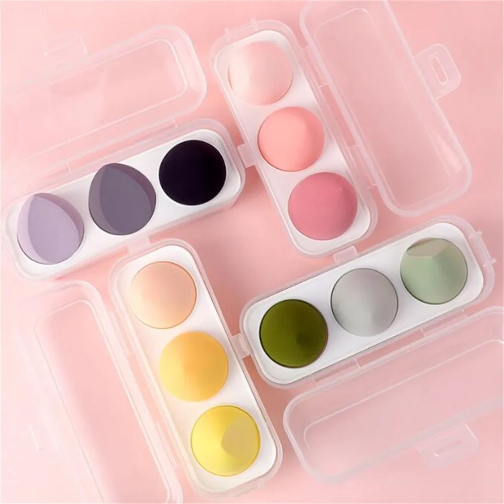 3/4pcs Makeup Blender Beauty Sponge Cosmetic Puff Foundation Powder Puff Makeup Sponges Women Make Up Accessories Beauty Tools