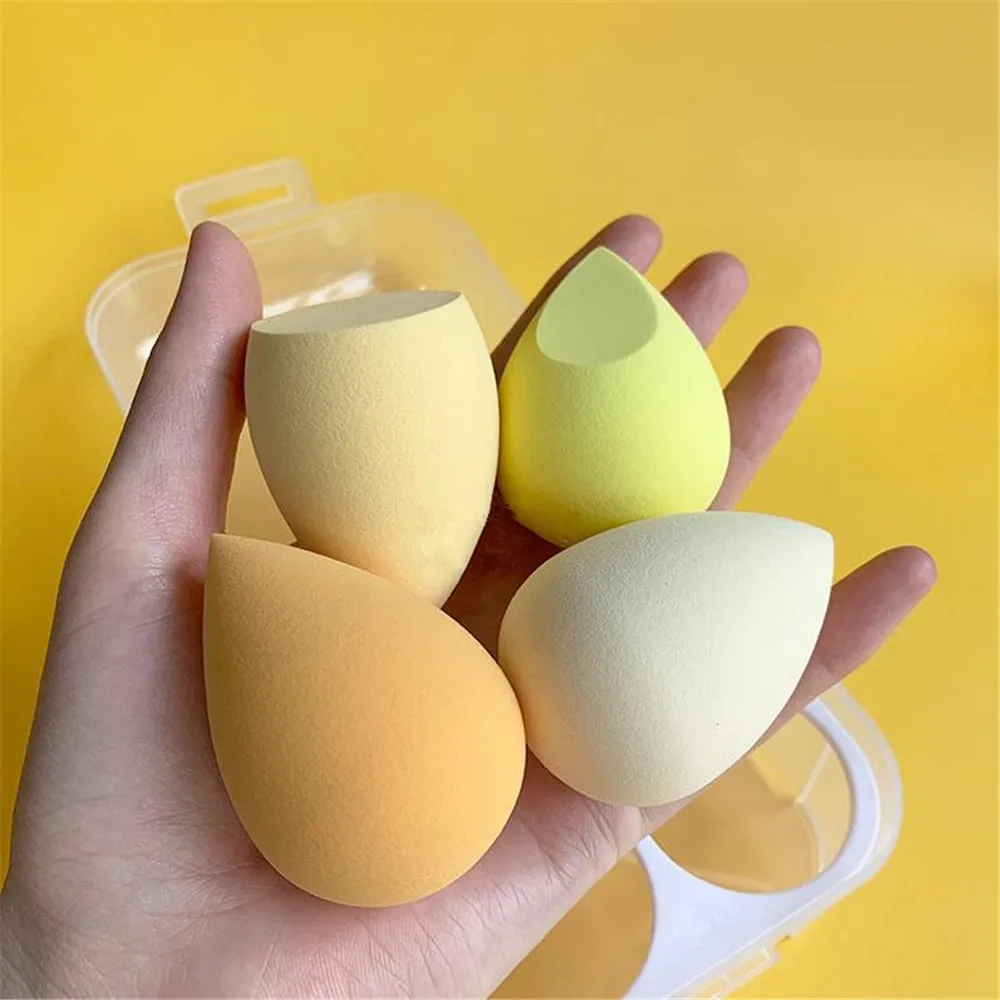 3/4pcs Makeup Blender Beauty Sponge Cosmetic Puff Foundation Powder Puff Makeup Sponges Women Make Up Accessories Beauty Tools