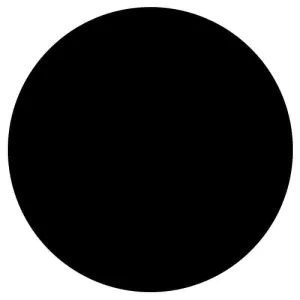 84in. Round Plastic Tablecover - Black
