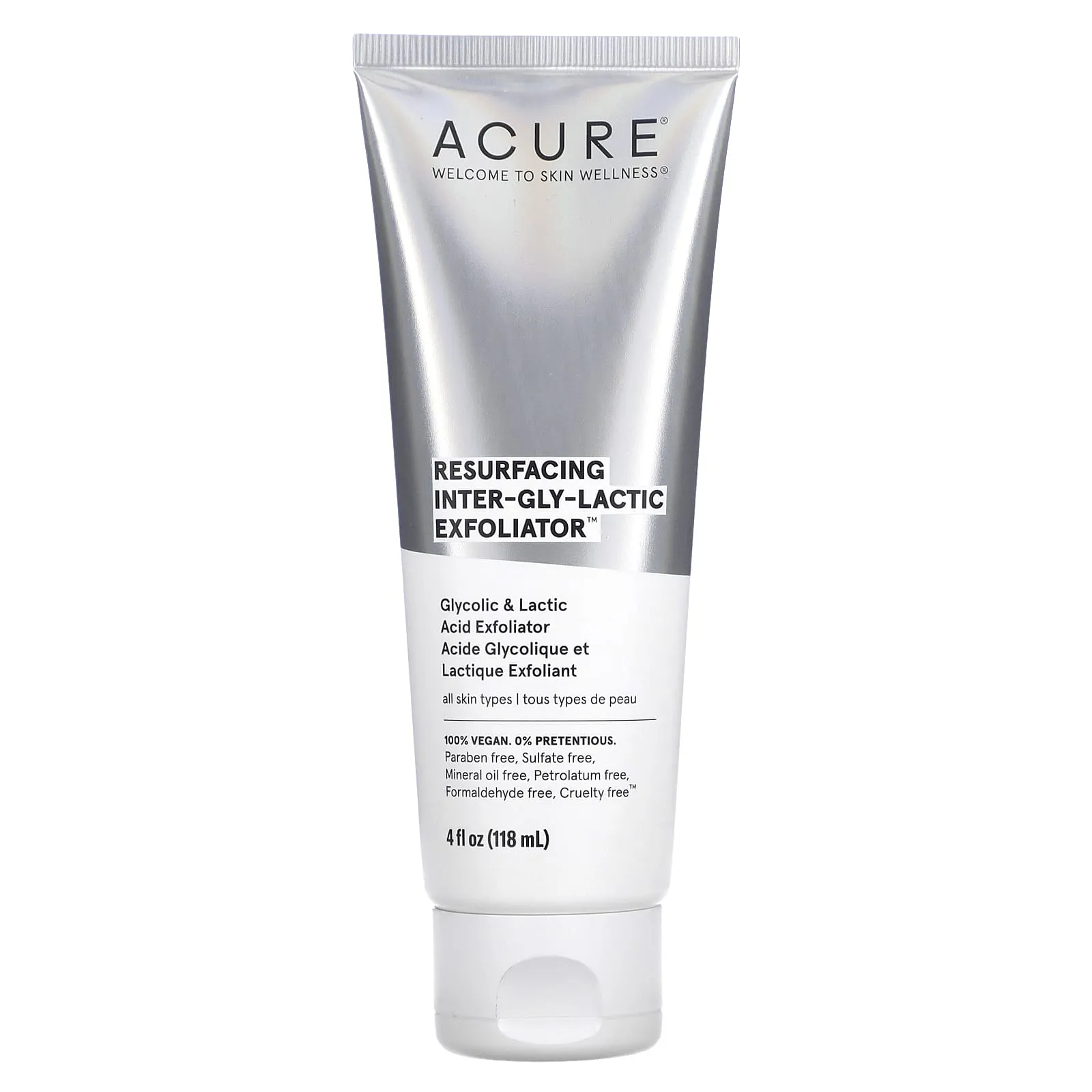 ACURE Lactic Acid Exfoliating Solution, 118 ml