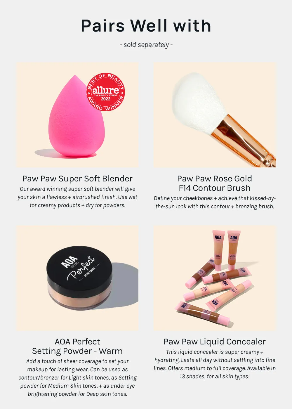 AOA Paw Paw Contour Sticks