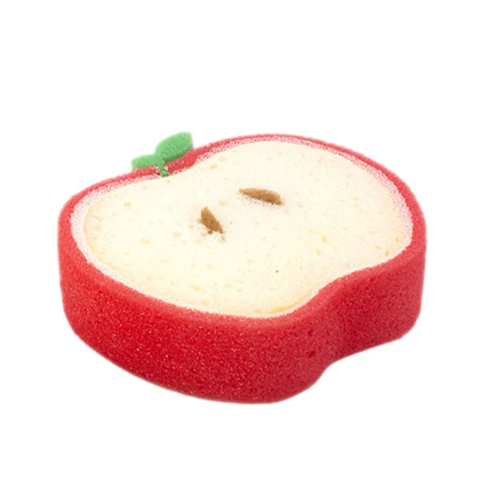 Baby Moo Sliced Pineapple And Apple 2 Pk Bath Sponge  - Multicolour