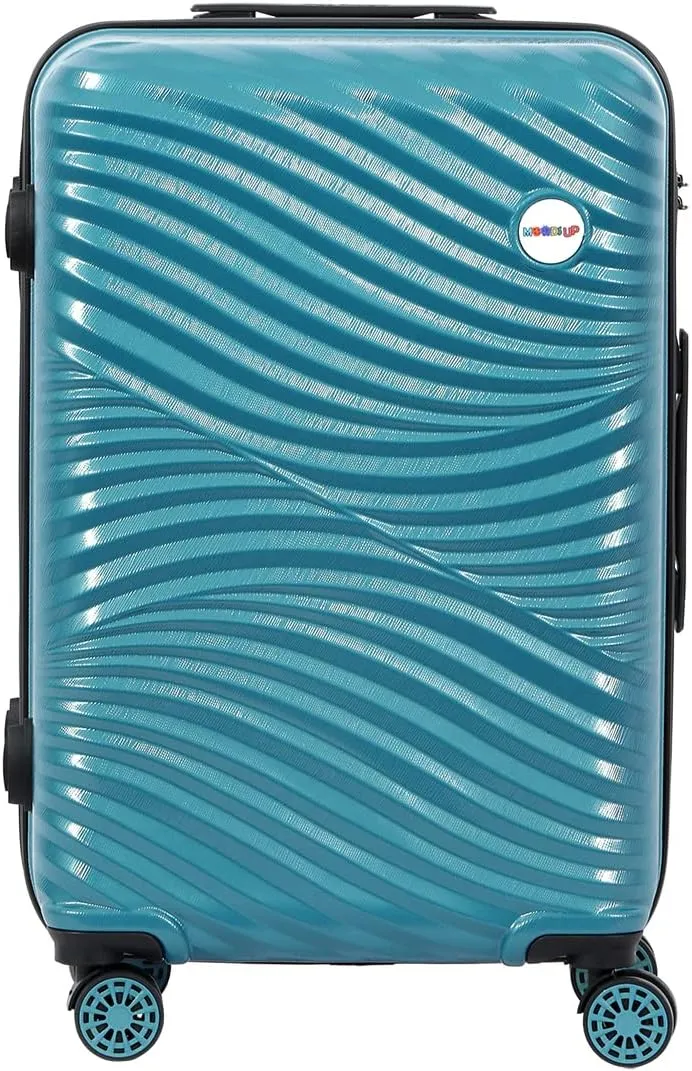 BiggDesign 3 Piece Hard Luggage Sets with Spinner Wheels, Suitcases with Wheels, Luggage Set with 100% ABS, Noice-Free Silent Wheels, Aluminum Soft Touch Suitcase Handle, TSA Lock 20" | 24" | 28"