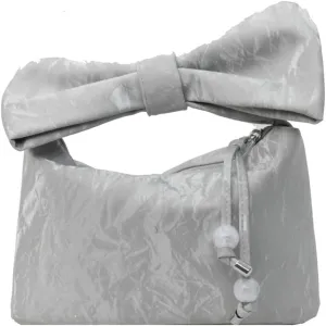 Bow-Tie Clutch Purses for Women Summer Evening Bag Cute Hobo Shoulder Bag Crossbody Purse Top-Handle Tote Handbag