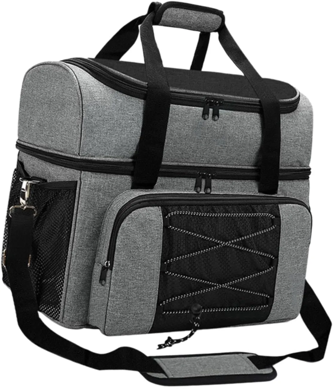 Bowling Ball Bag Bowling Carry Bag Sturdy Professional Lightweight Bowling Tote 2 Balls Bowling Bag for Outdoor Sports Travel