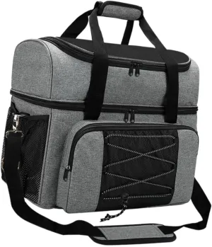 Bowling Ball Bag Bowling Carry Bag Sturdy Professional Lightweight Bowling Tote 2 Balls Bowling Bag for Outdoor Sports Travel