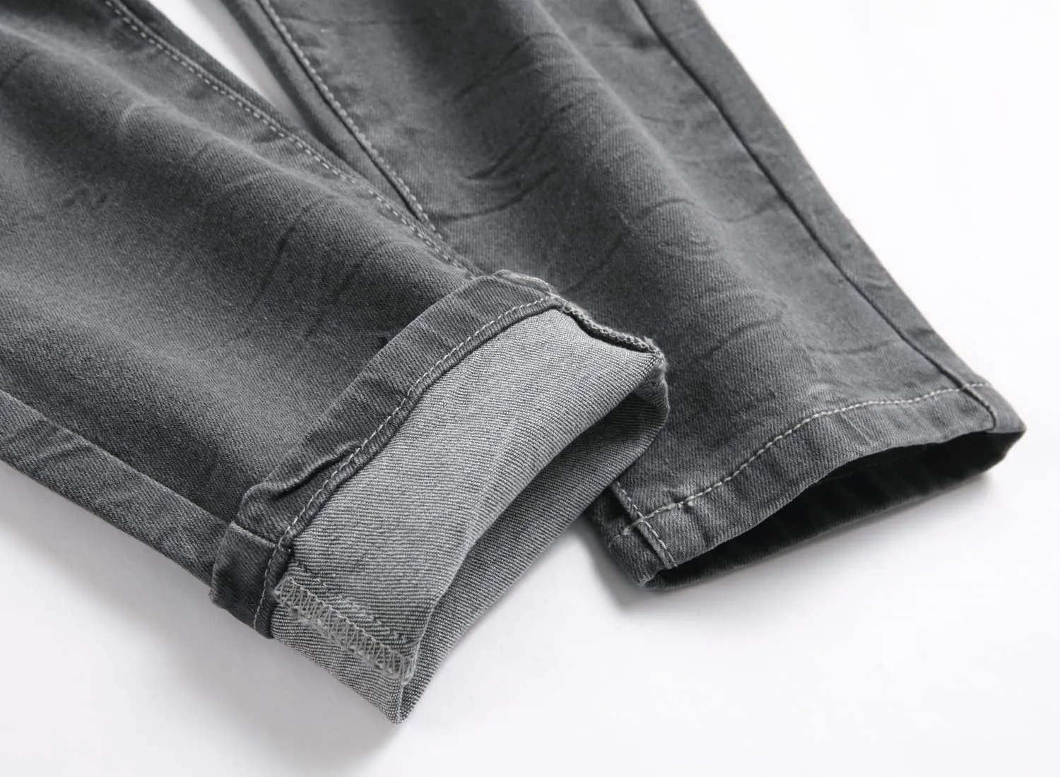 Boy's Skinny Fit Ripped Distressed Stretch Fashion Denim Jeans Pants