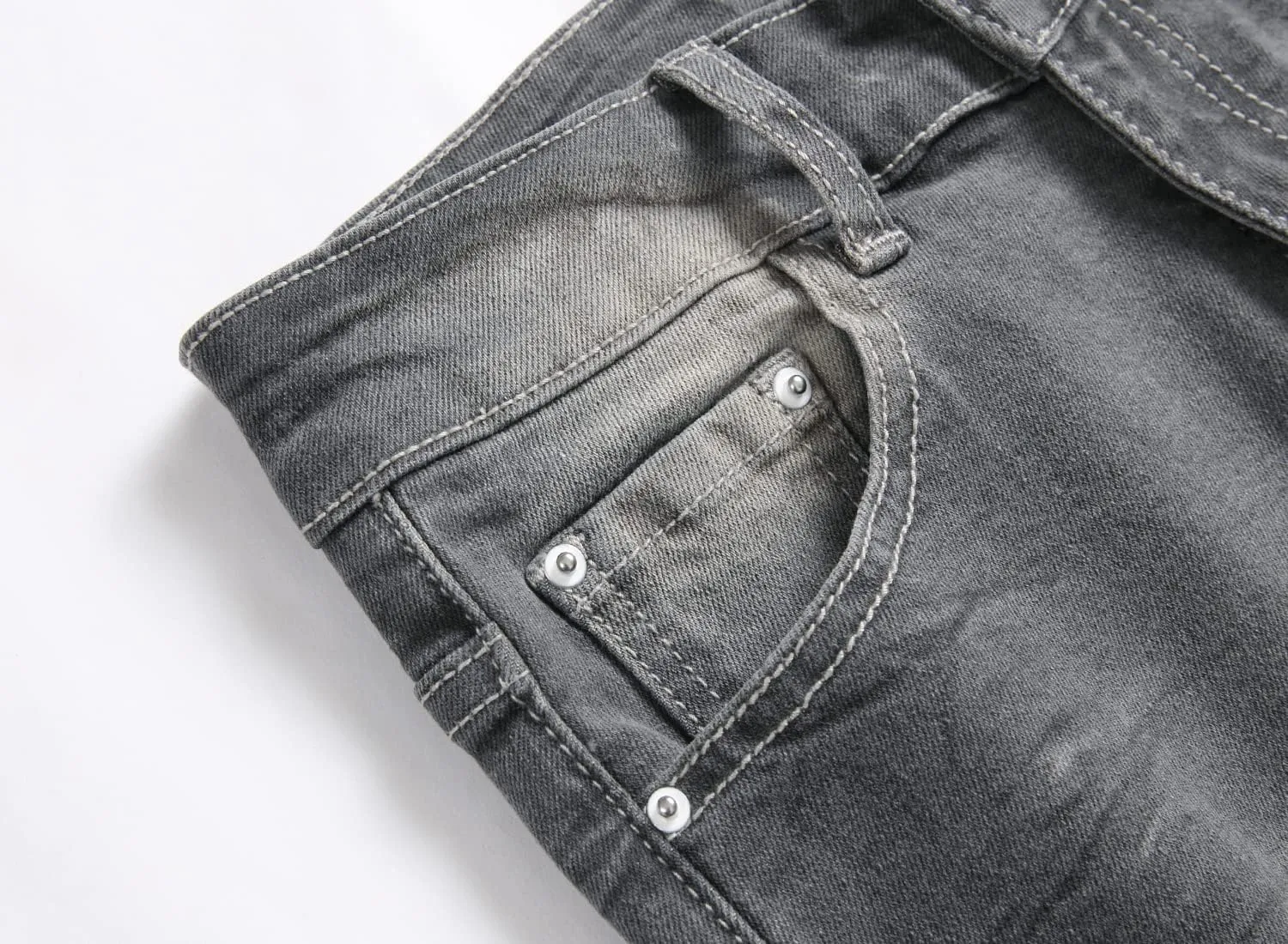 Boy's Skinny Fit Ripped Distressed Stretch Fashion Denim Jeans Pants