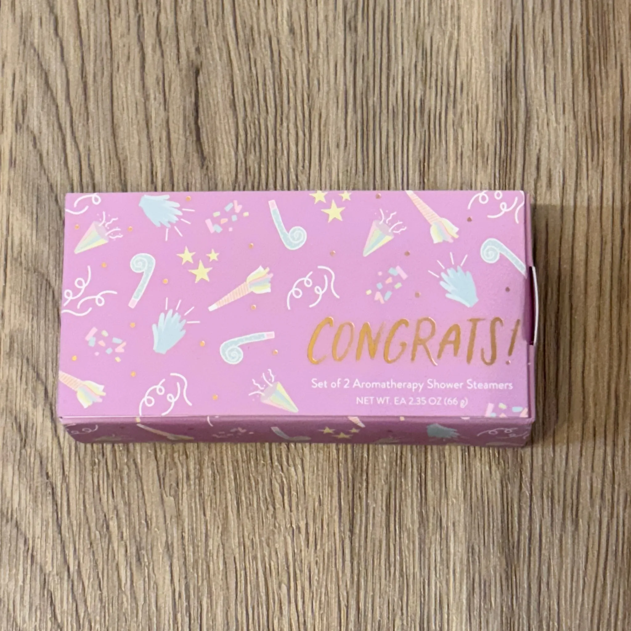 Cait & Co Congrats Shower Steamer Gift Set