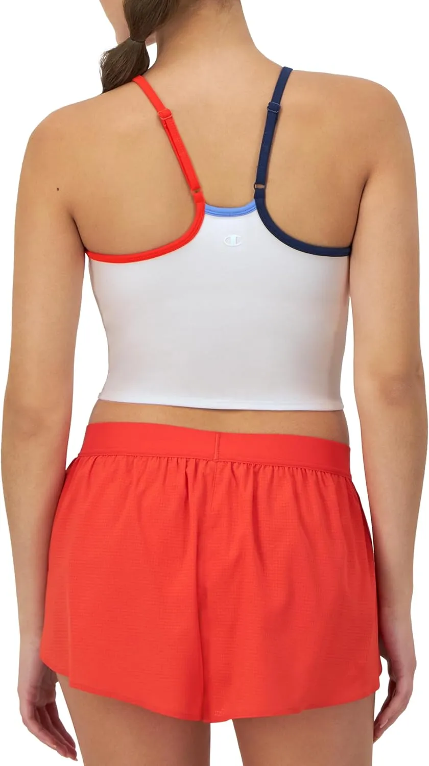 Champion Women's Cami Soft Touch, Longline Cami with Shelf Bra For Women, Anti Odor, Tank Top