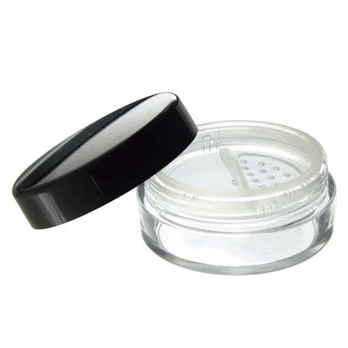Clear Empty Refillable Powder Sifter Cosmetic Makeup Jar - 20 ml