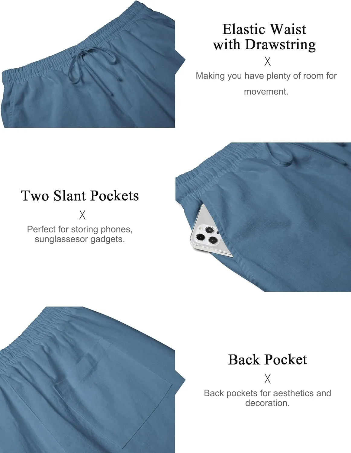 COOFANDY Men's 2 Piece Cotton Linen Sets Summer Beach Outfits Casual Short Sleeve Henley Shirts and Vacation Shorts