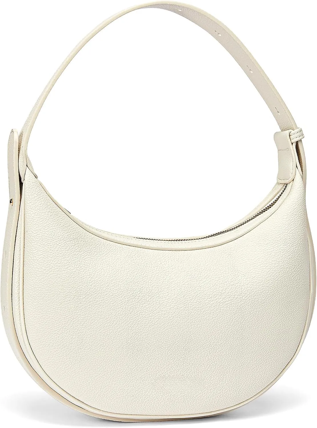Crescent Shoulder Bag for Women Trendy Crossbody Hobo Purse Genuine Leather for Daily Wear