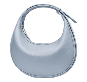Crescent Shoulder Bag for Women Trendy Crossbody Hobo Purse Genuine Leather for Daily Wear