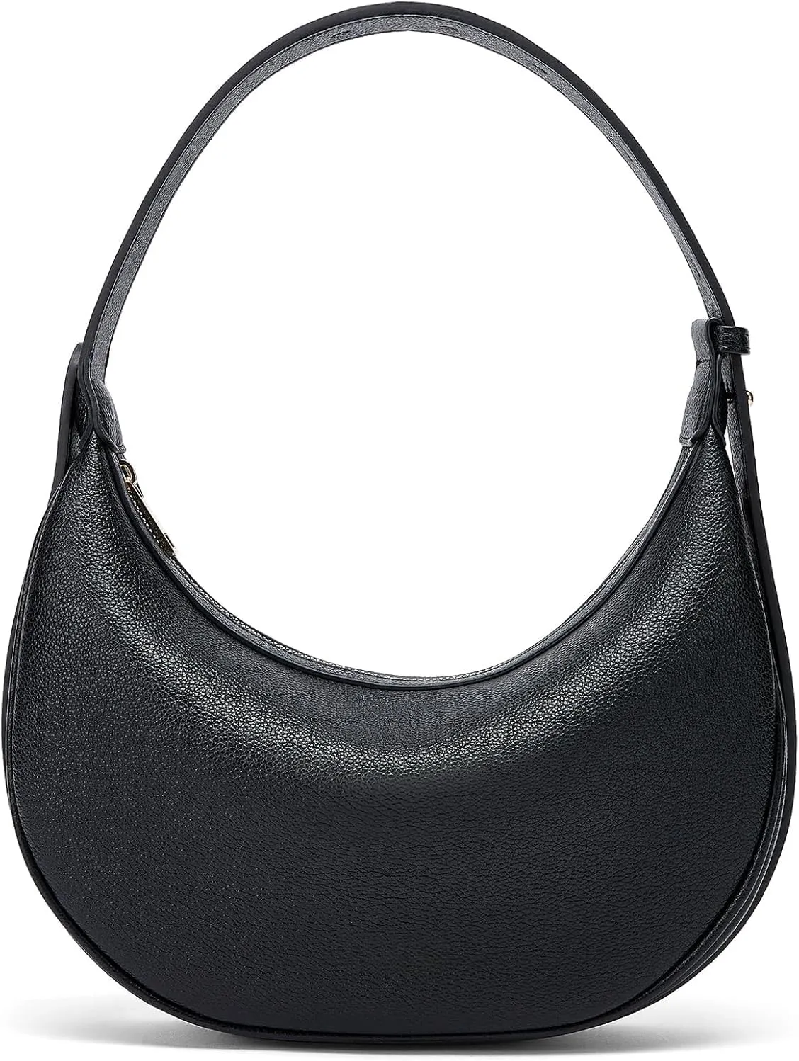 Crescent Shoulder Bag for Women Trendy Crossbody Hobo Purse Genuine Leather for Daily Wear