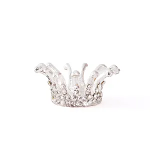 Crown Brush Holder-Silver