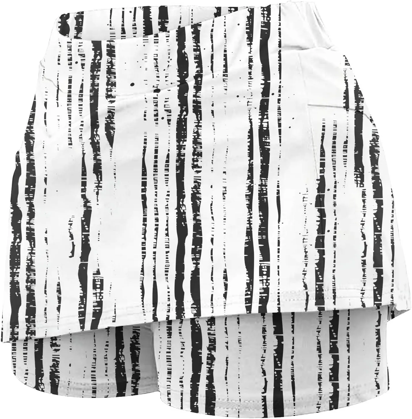 DDAPJ pyju Tie Dye Skorts for Woman Fashion High Waisted Women's Tennis Golf Skirts Plus Size Athletic Skirt with Shorts