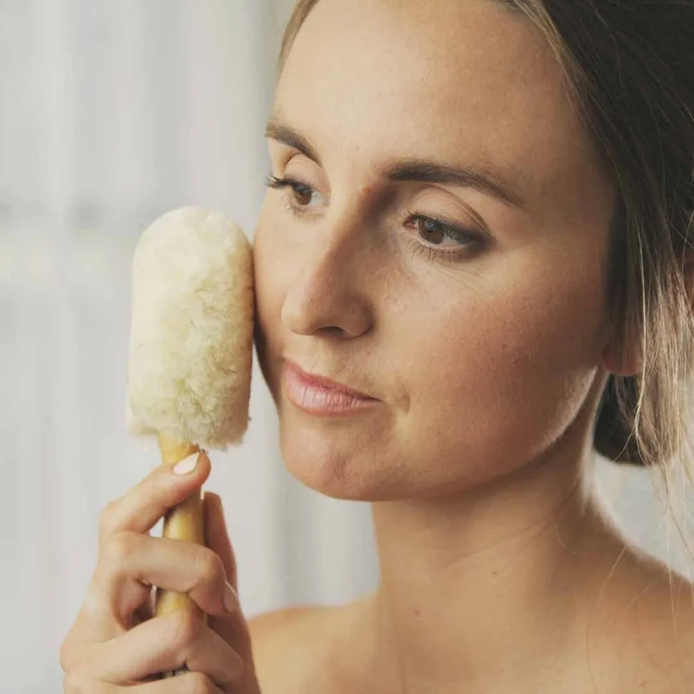 Eco Max Face Brush - Soft Jute Bristle with Wood Handle