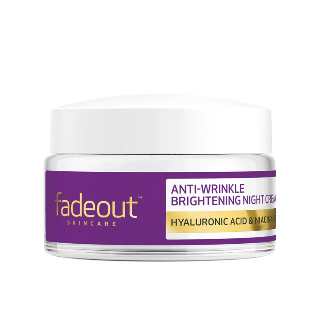 Fade Out Anti Wrinkle Brightening Night Cream with Hyaluronic Acid & Niacinamide 50ml (T)