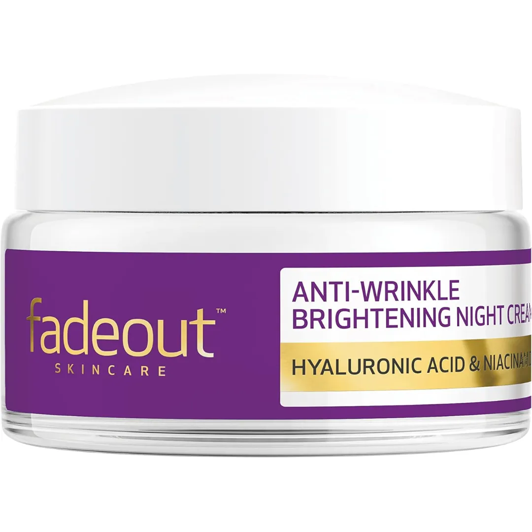 Fade Out Anti Wrinkle Brightening Night Cream with Hyaluronic Acid & Niacinamide 50ml (T)