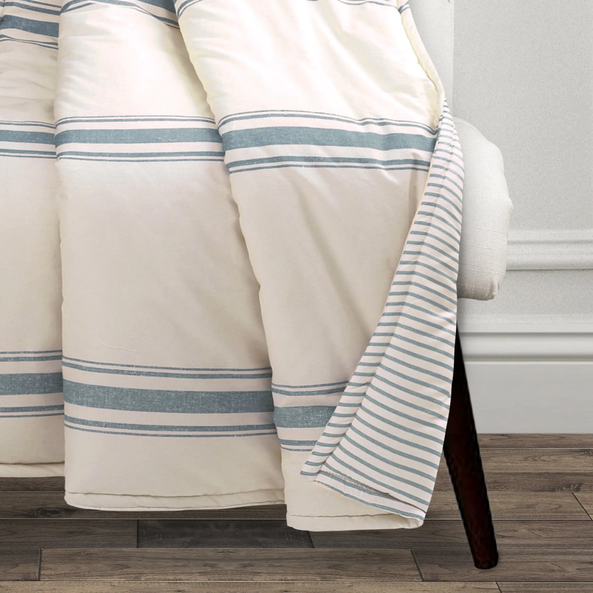 Farmhouse Stripe Throw Blanket
