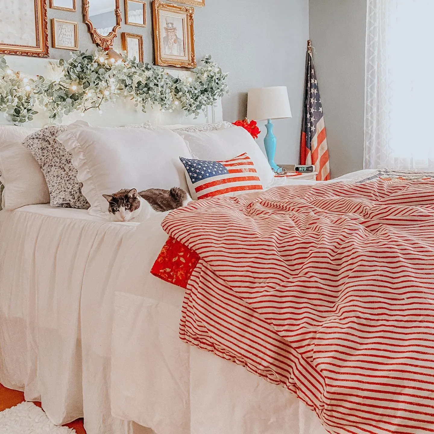 Farmhouse Stripe Throw Blanket