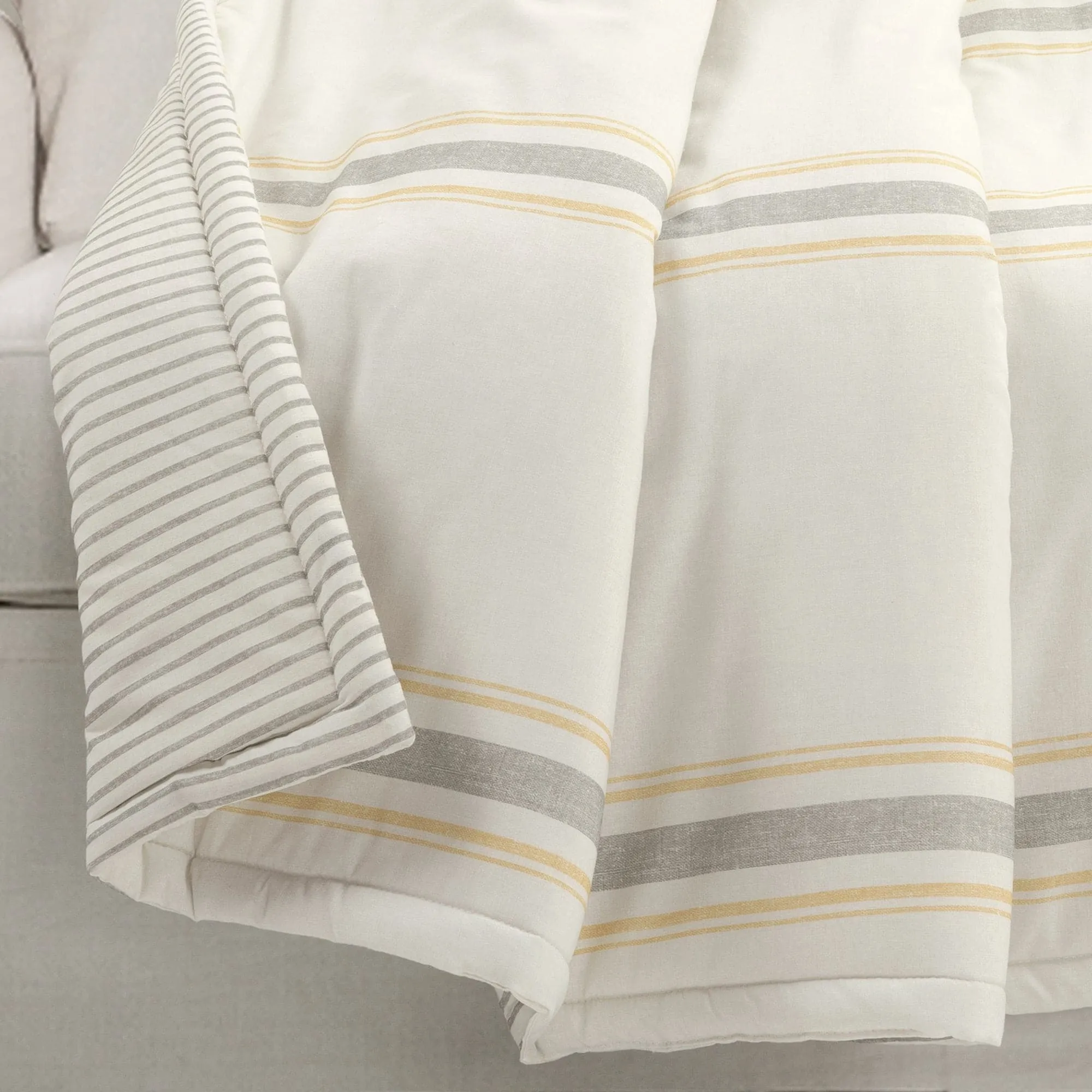 Farmhouse Stripe Throw Blanket