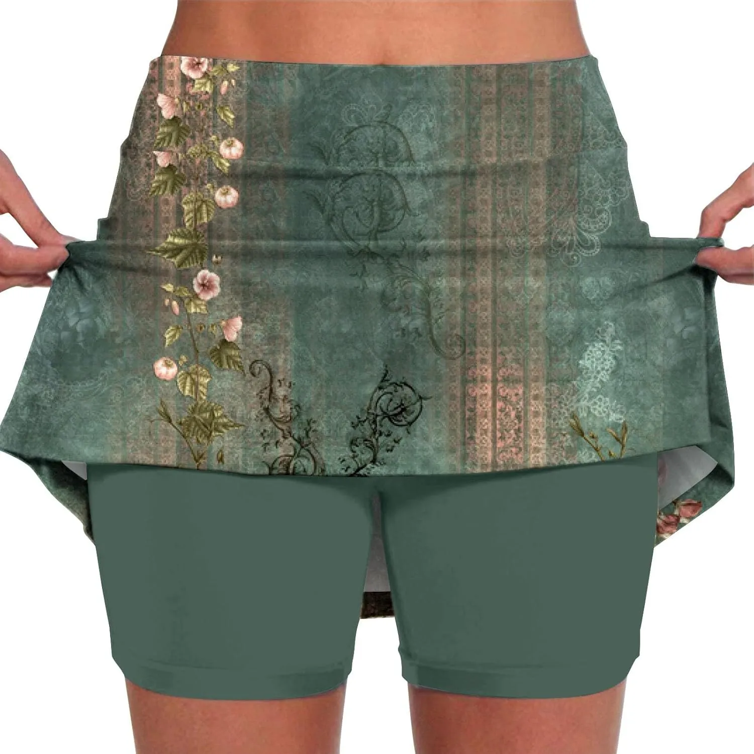 Golf Skirts for Women 18 inch Length Workout Shorts Women Longer Inseam Plus Size Shorts for Women 3X