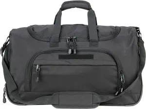 Greencity Gym Bag Travel Duffel Bag Sports Tote Tactical Army Weekender Work Out Bags for Women & Men Lightweight Waterproof Shoe Pocket,Black 21.2 Inch