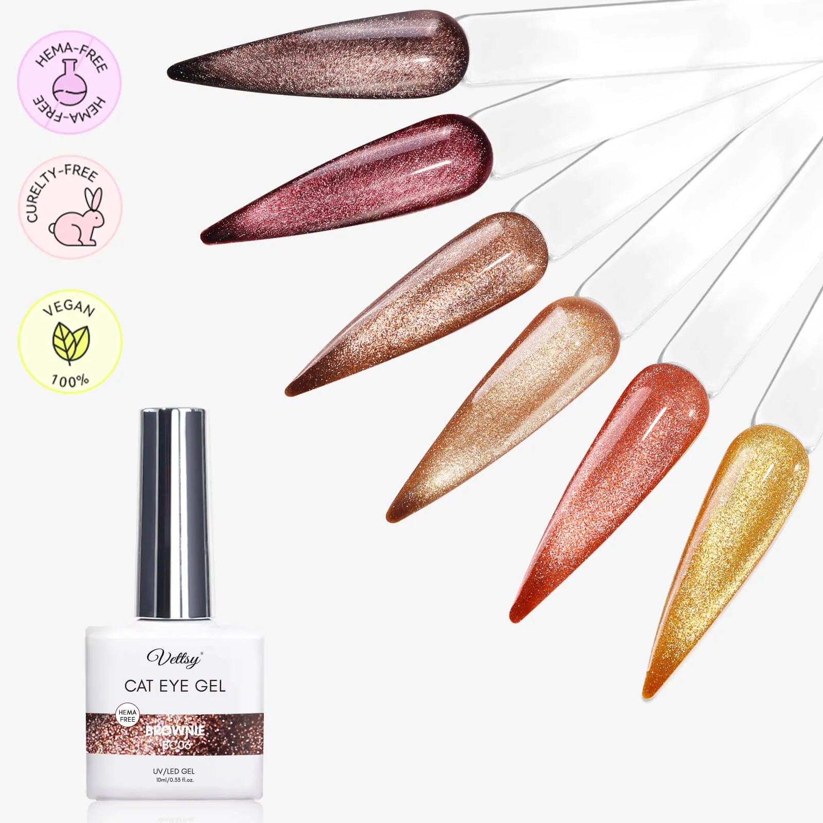 Hema-Free Brownie Cat Eye-BC06