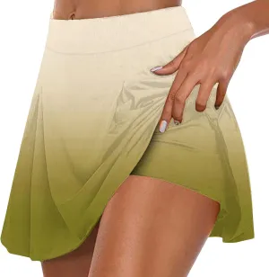 hlysgo Tennis Skirt for Women 2025 Summer 2 in 1 Workout Shorts High Waisted Athletic Skorts Teen Girls Running Shorts