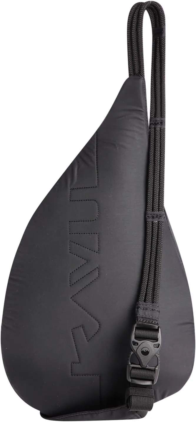 KAVU Mini Rope Sack Sling Crossbody Backpack - Blackout