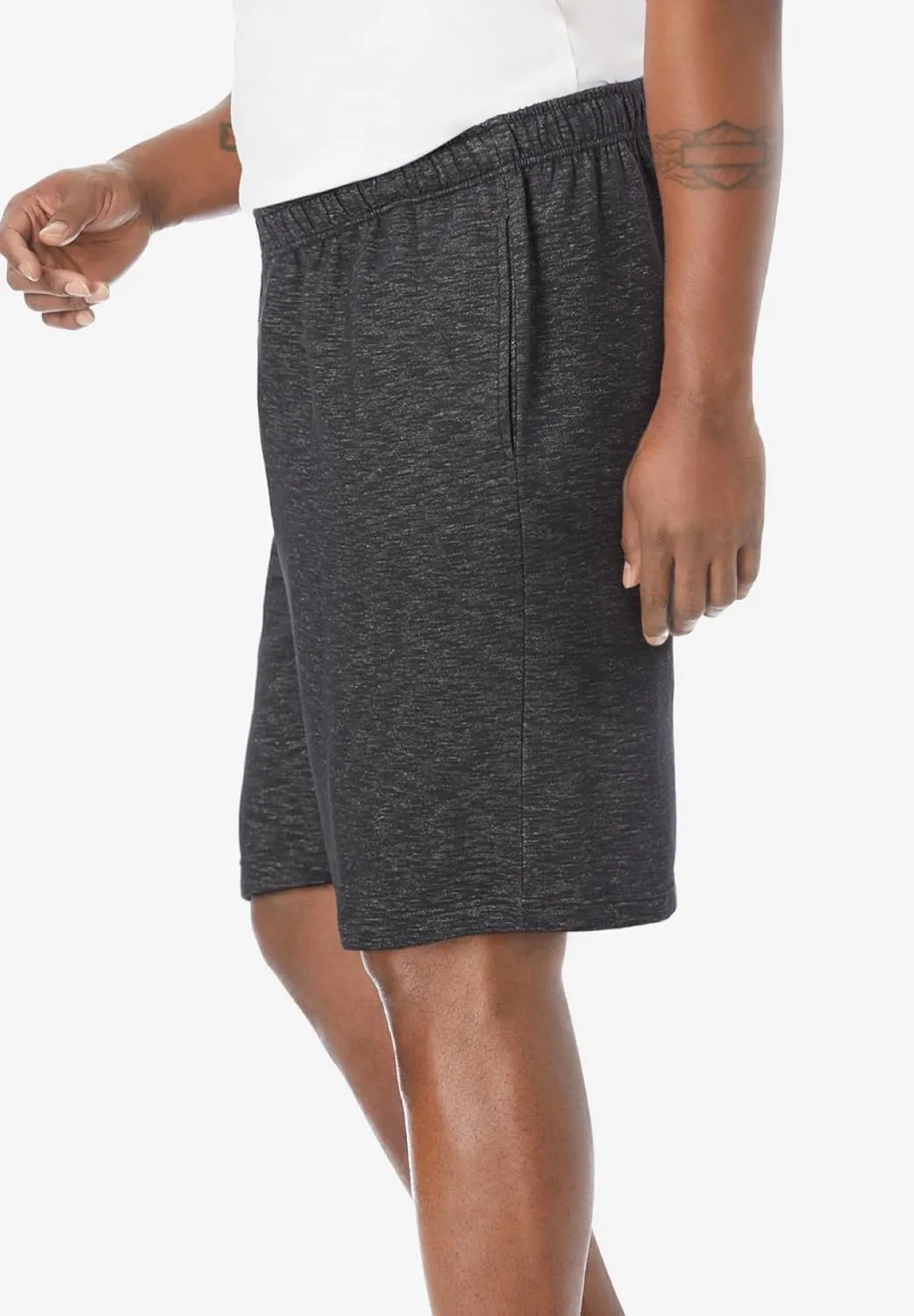 KingSize Men's Big & Tall Comfort Fleece Shorts