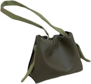 Large Women's Bucket Bag Hobo Handbags PU Leather Crossbody Fashion All-match Large-capacity Commuter Portable Shoulder Bag