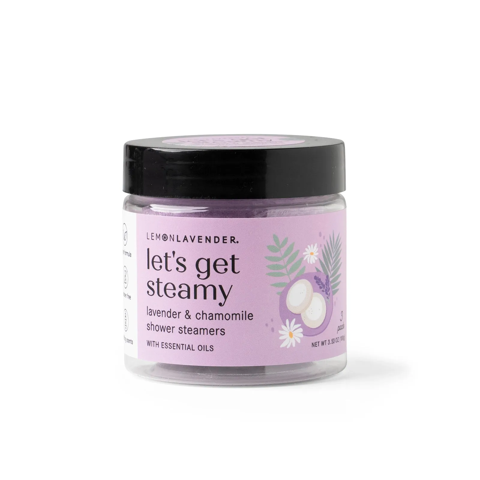 Lemon Lavender Lets Get Steamy Shower Steamers With Essential Oils Set Of Three