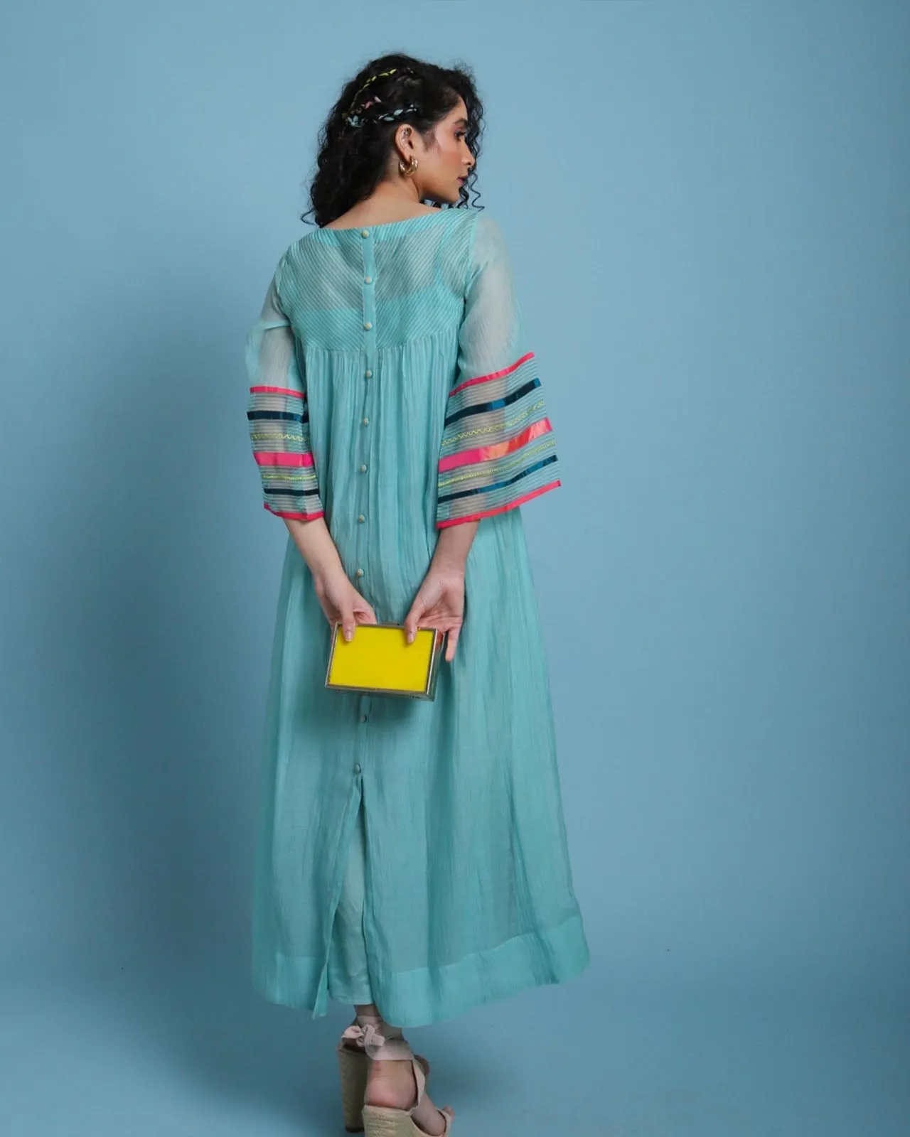 Life in Pink Center Puckering dress