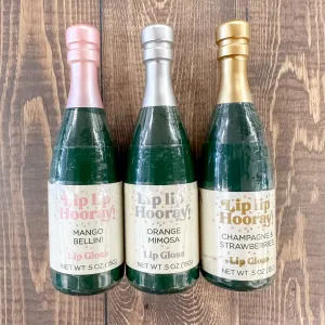Lip Lip Hooray Champagne Bottle Lip Gloss