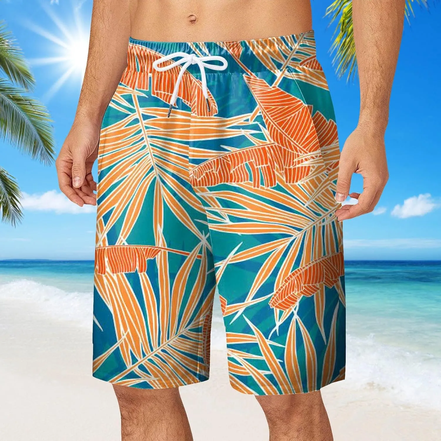 Lipstick Men's Shorts Tie Dye Sports Shorts Casual Beach Couple Pants Gym for Men Mens Swim with Mesh Elastic Waist