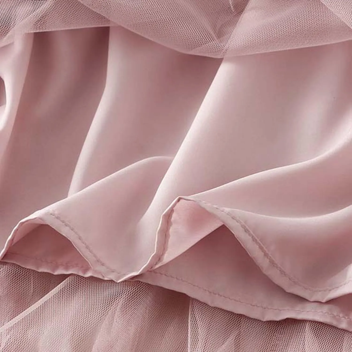 Long Tulle Skirt High Waist Loose A Line for Women Boho Summer Flare/Irregular Flowy Elegant for Parties Everyday Wear