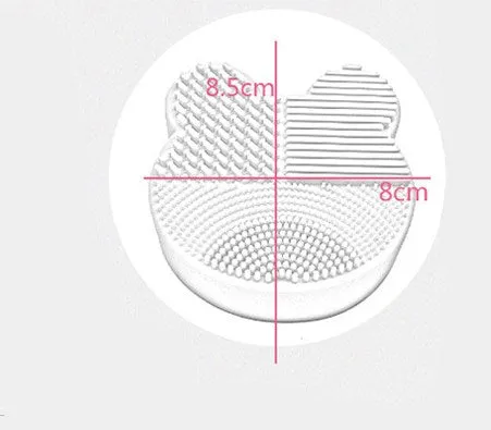 Makeup brush cleaning box