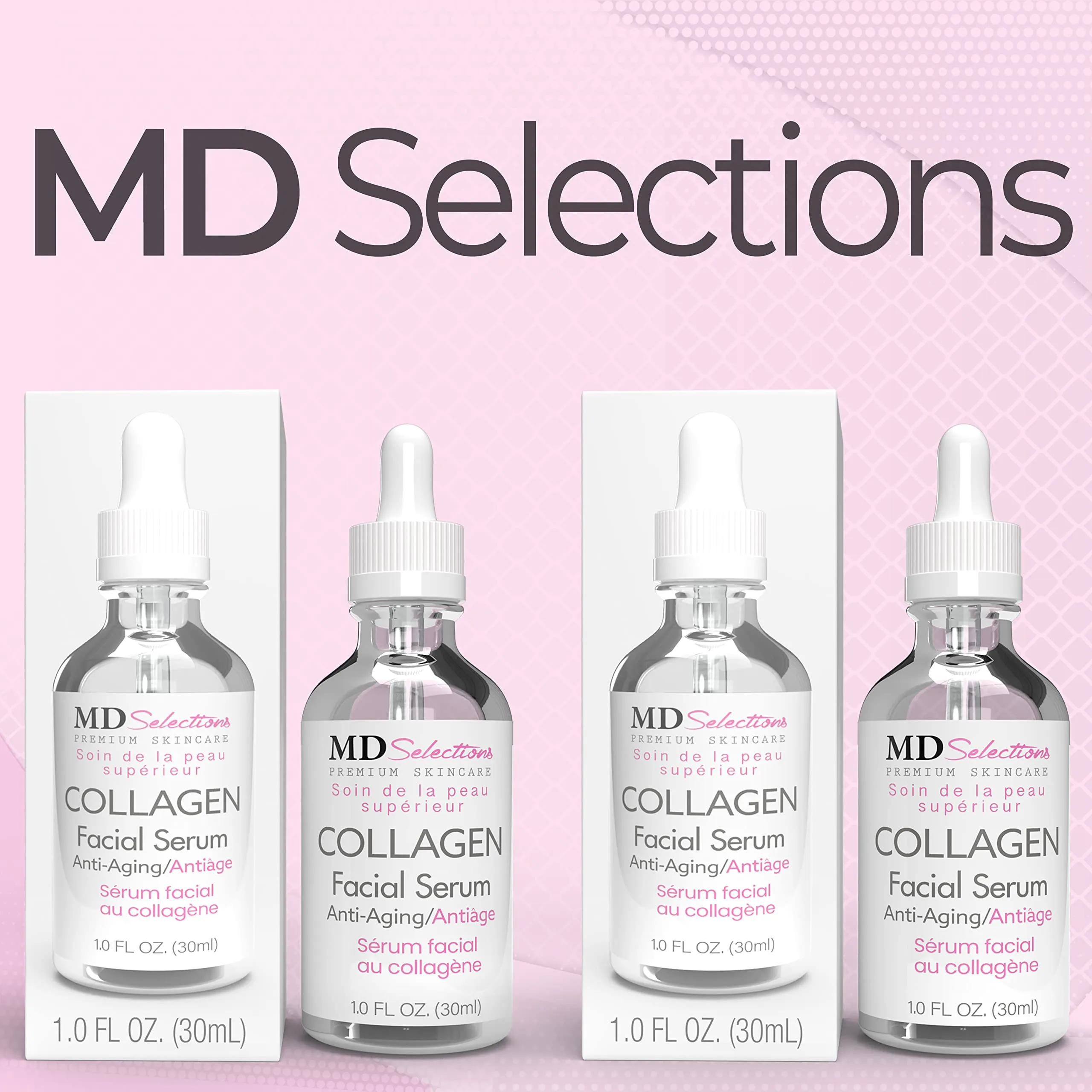MD Selections Collagen Face Serum, 2-Pack