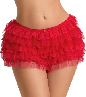 NUFIWI Women Lolita Bloomers Cute Ruffle Shorts Lace Pumpkin Pants Sexy Boyshorts Layered Bottoms Y2k Sweet Pettipants