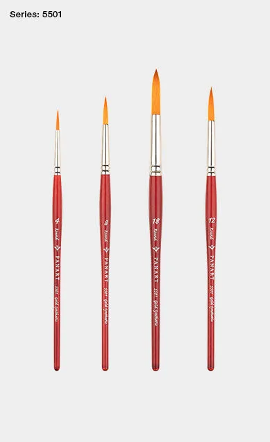 PANART CAMPUS SYNTHETIC ROUND SH BRUSH 5501-6