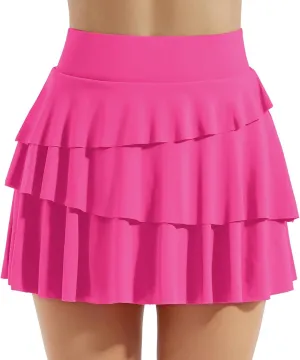 Pleated Tennis Skirt for Women High Waisted Lightweight Athletic Golf Skort Skirts Plus Size Tennis Casual Skirt